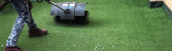 How To Brush Artificial Grass Lawn In La Mesa?